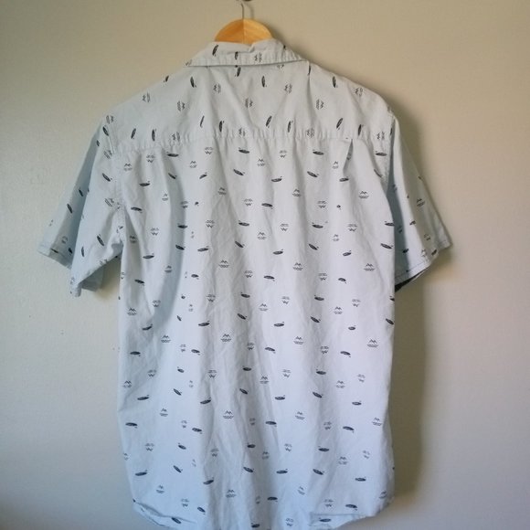 Weatherproof Blue Pastel Button Up Summer Shirt - Picture 3 of 4